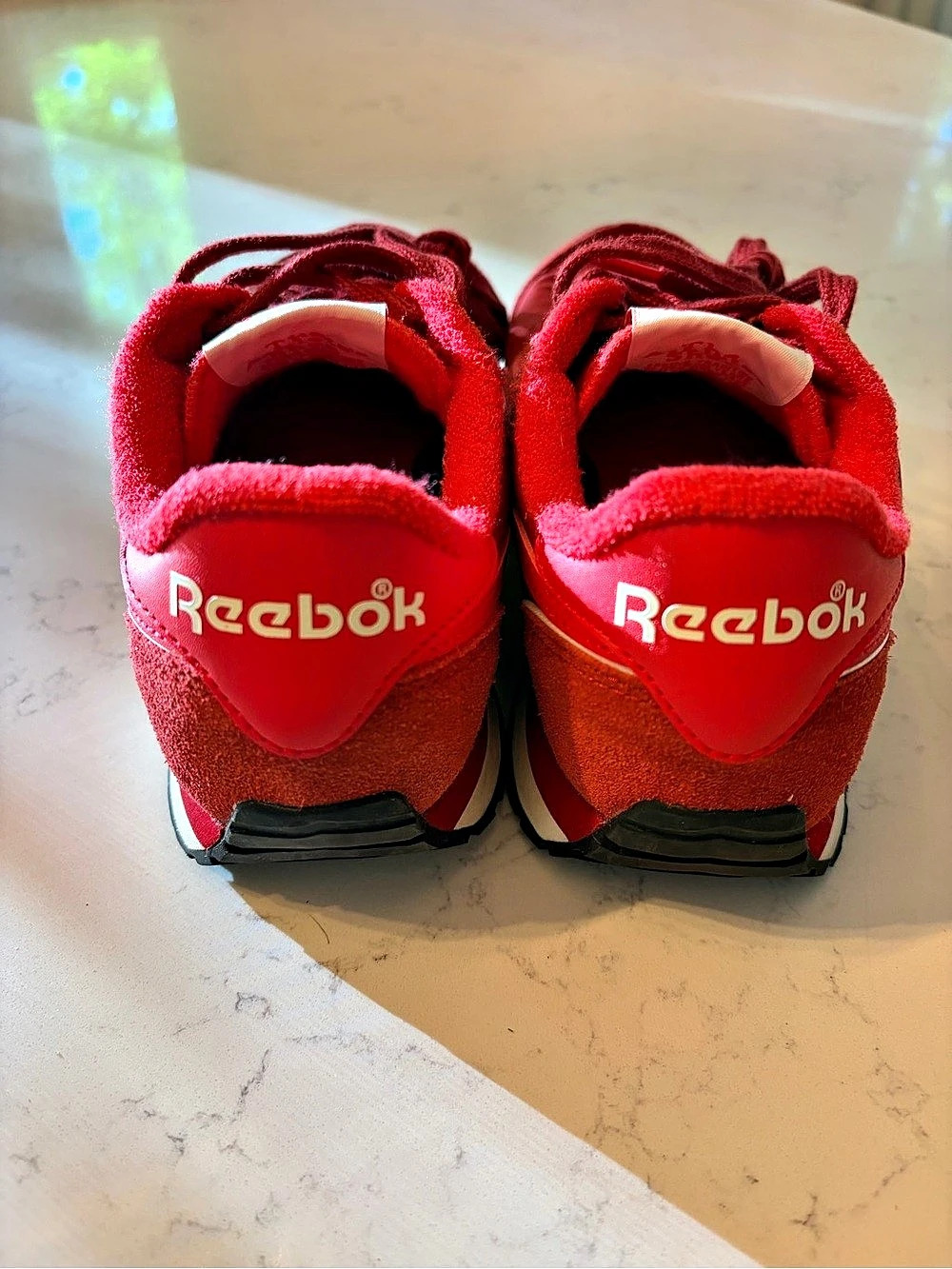 Reebok Classic Nylon Red Sneakers US 8